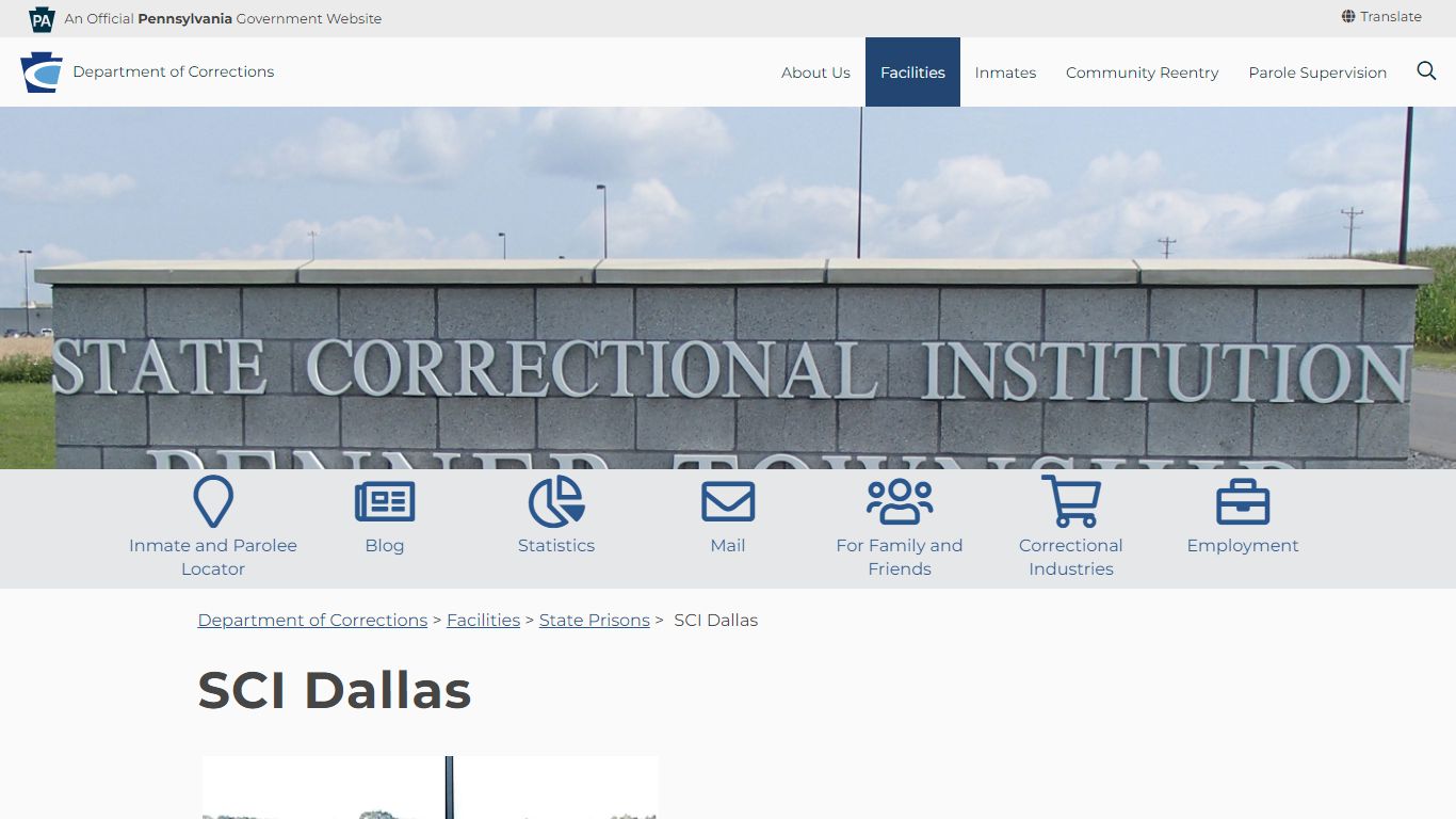 SCI Dallas - Pennsylvania Department of Corrections